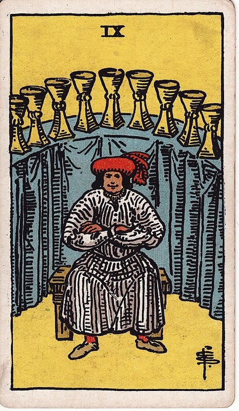 Lá Nine of Cups