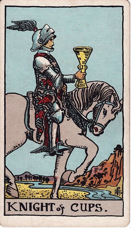 Lá Knight of Cups