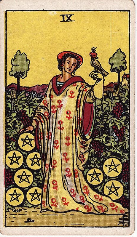 Lá Nine of Pentacles
