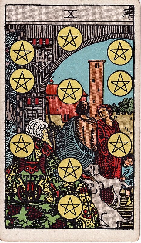 Lá Ten of Pentacles