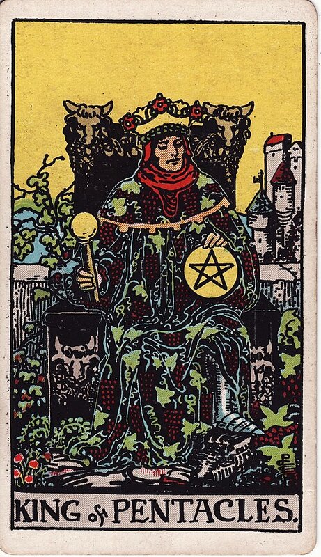 Lá King of Pentacles
