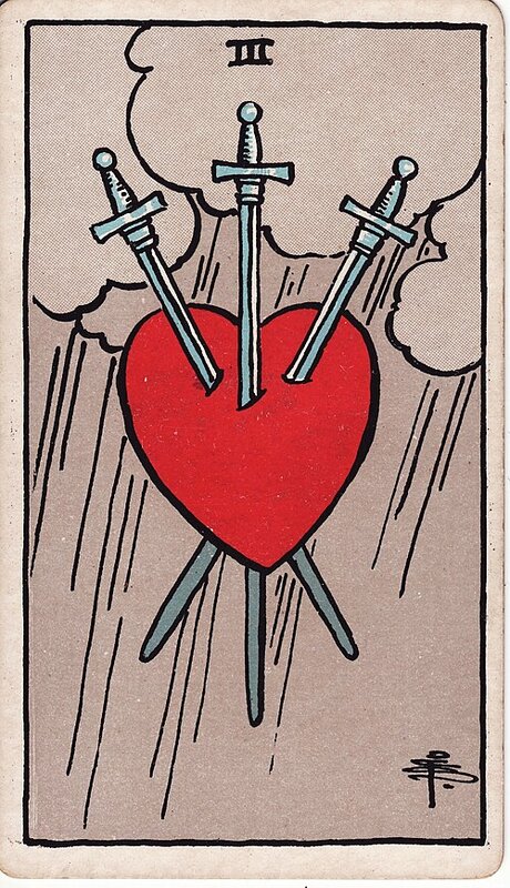 Lá Three of Swords