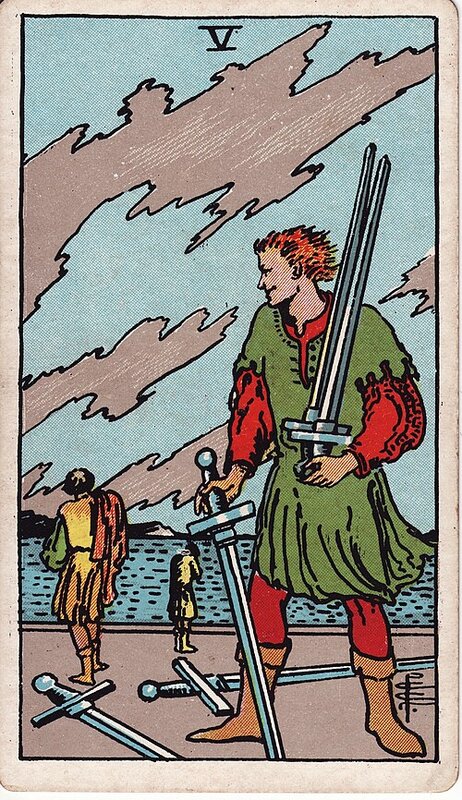 Lá Five of Swords