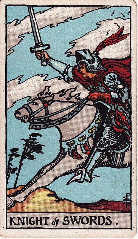 Lá Knight of Swords