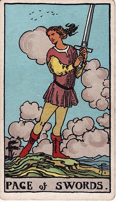 Lá Page of Swords