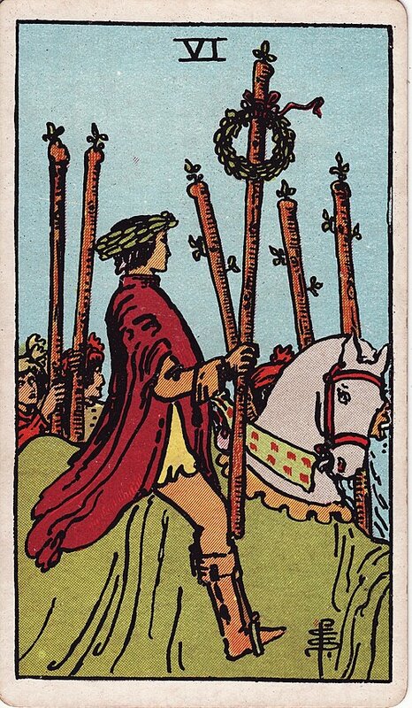 Lá Six of Wands