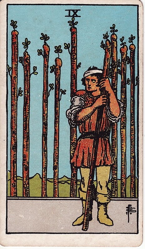 Lá Nine of Wands