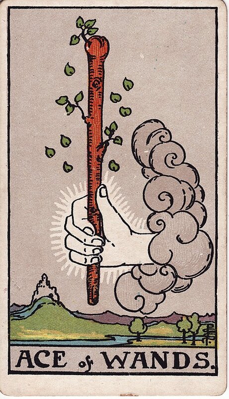 Lá Ace of Wands