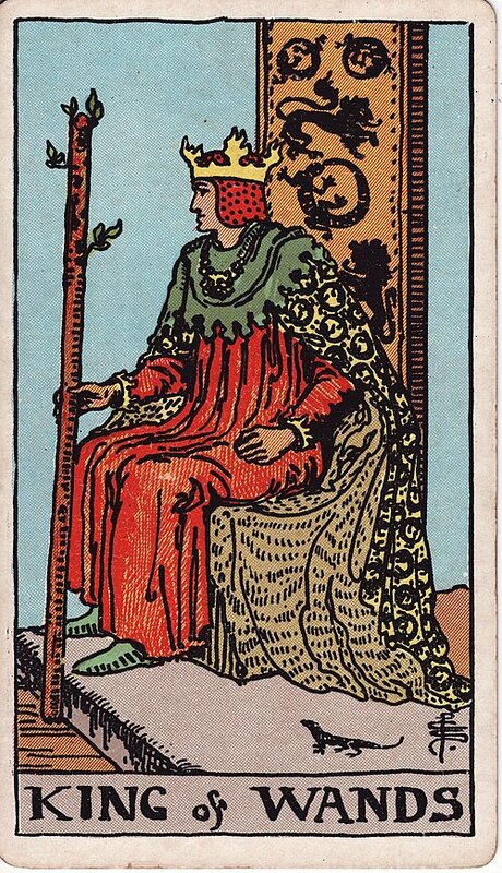 Lá King of Wands